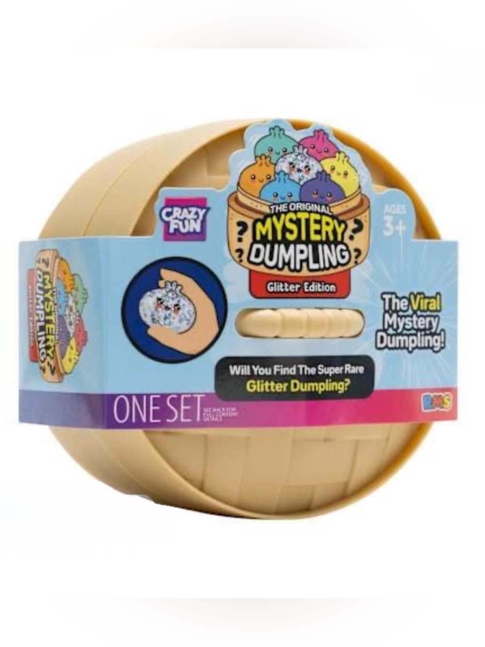 NEW EDITION RARE Original Mystery Dumpling Glitter Edition Squishy Bun RMS - Picture 3 of 6